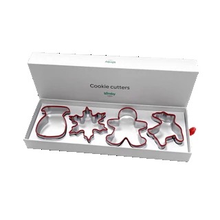 Stampo per alberelli di cioccolato e scatola regalo