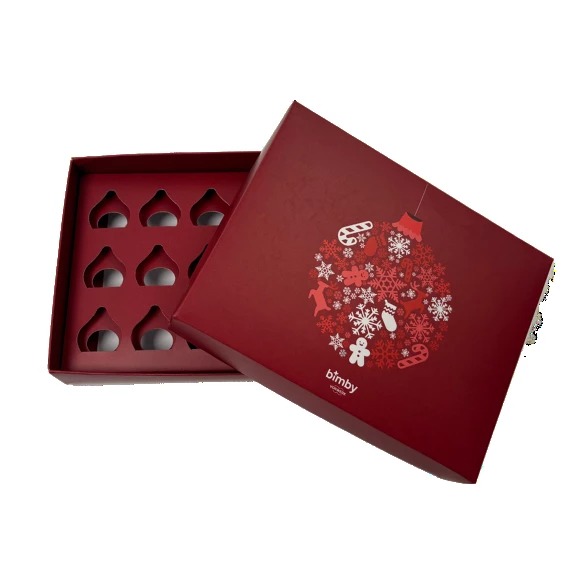 Stampo per alberelli di cioccolato e scatola regalo