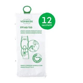 Sacchetti Filtro Premium Folletto FP140/150 con Dovina - Conf. 6 pz