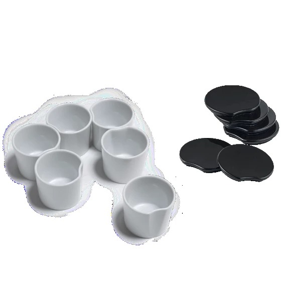 Cocottine di ceramica per Varoma + Coperchi
