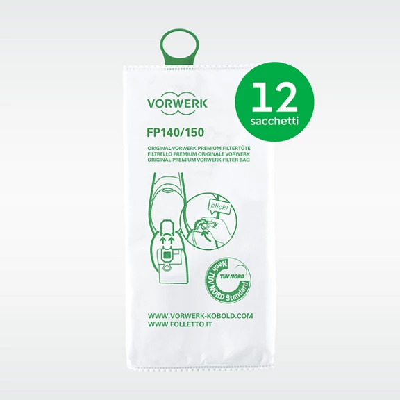 Set MyOro: Filtrello Premium FP140/150 12 pz