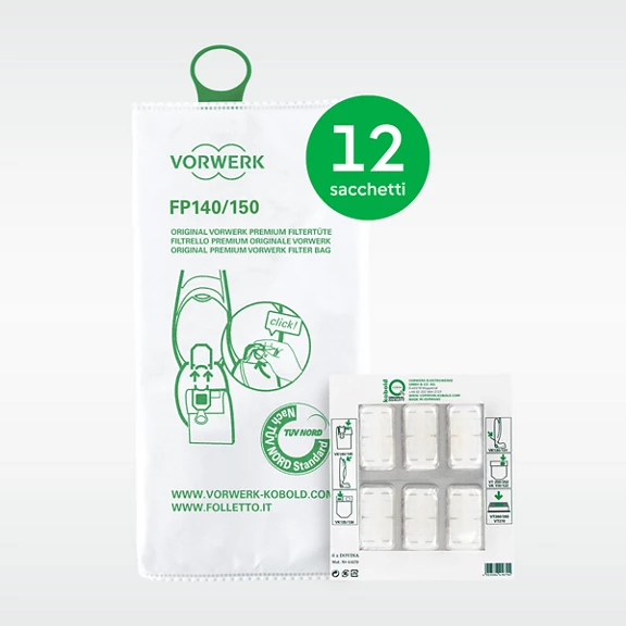Set MyOro: Filtrello Premium FP140/150 12 pz + Dovina 12 pz