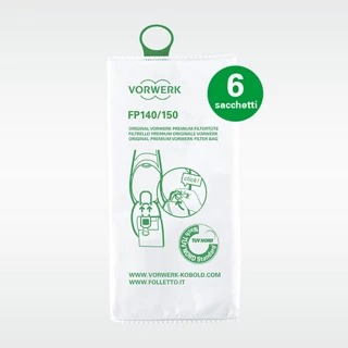 Sacchetti Filtrello Premium FP140/150 - Conf. 12 pz