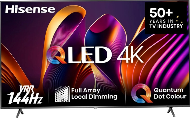 Hisense TV SET 65E77NQ PRO - Smart TV 4K Ultra HD Grigio 65" QLED