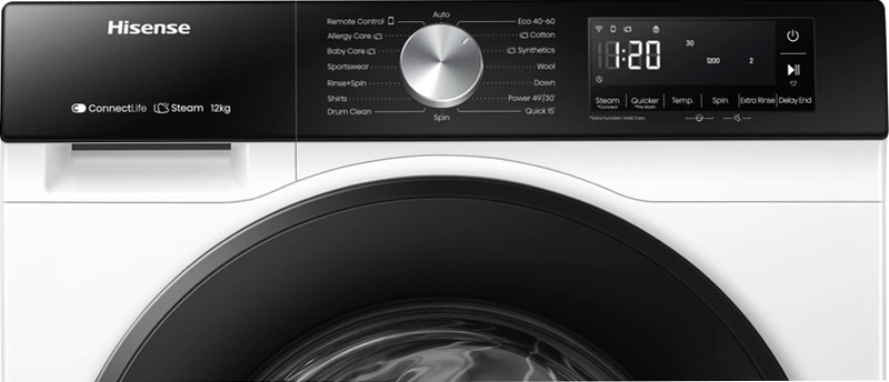 Lavatrice Hisense WF3S1243BW3 - Classe A 12kg
