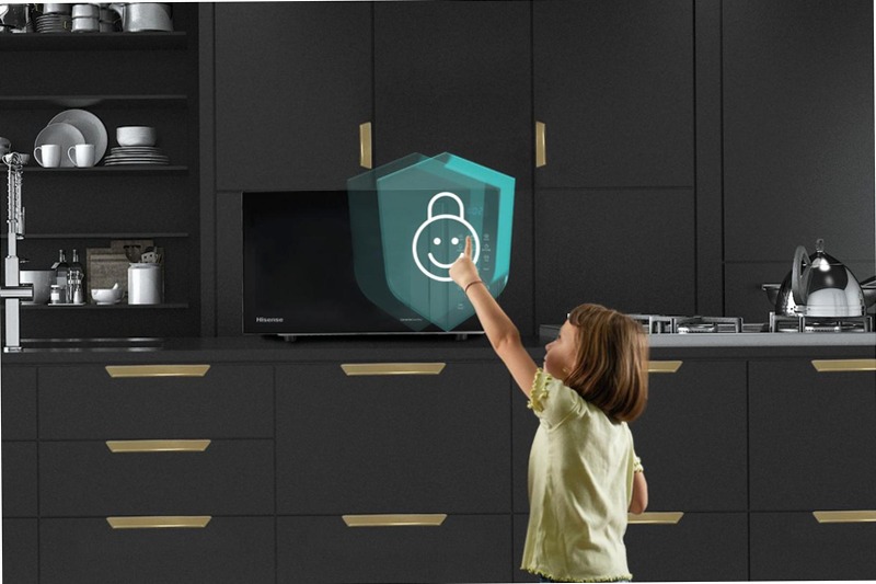 Forno a microonde con grill Hisense H23MOBSD1HG Bianco