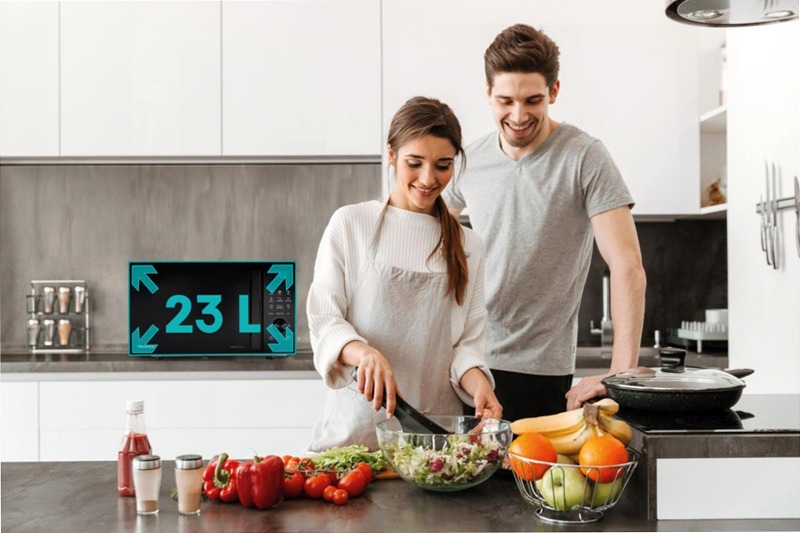 Forno a microonde con grill Hisense H23MOBSD1HG Bianco