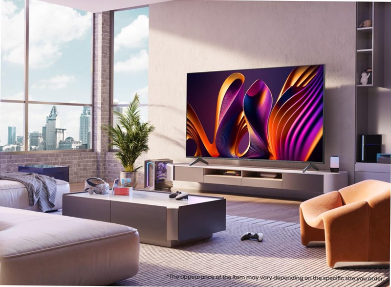 Hi-QLED Smart TV - Hisense 65E77NQ PRO Grigio 65" HD