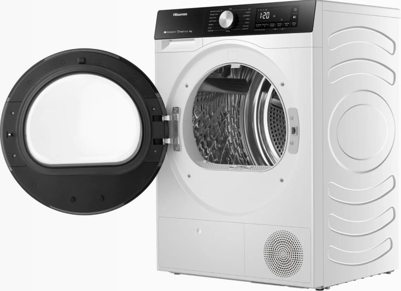 Hisense DH3S802BW2 - Asciugatrice a Pompa di Calore D Bianco