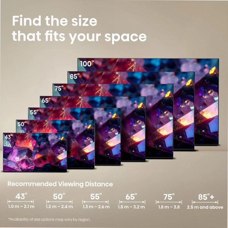Hisense TV SET 75E7S PRO HSN Grigio 75" HD QLED