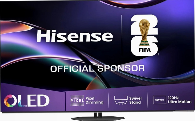 Hisense TV SET 65A8DQ HSN - Smart TV OLED Grigio 65" HD