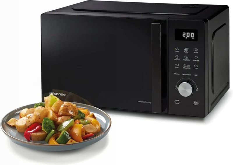 Forno a microonde con grill Hisense H20MOBSD1HG Nero