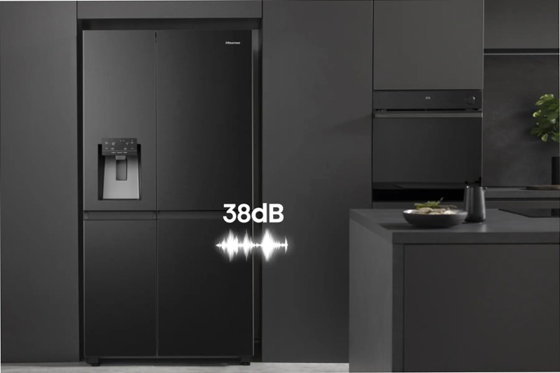 Hisense REFRIG BCD-628W RS818N4TFE Nero E Side by Side 417lt