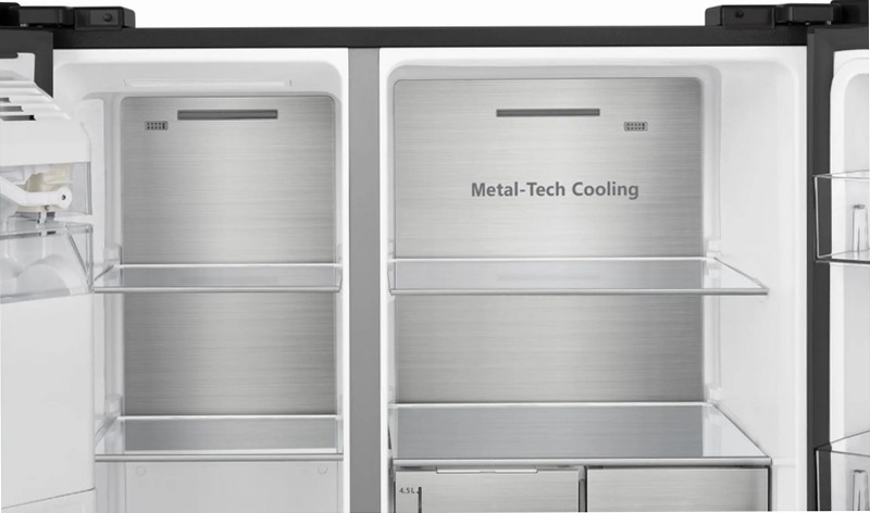 Hisense REFRIG BCD-628W RS818N4TFE Nero E Side by Side 417lt