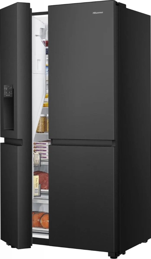 Hisense REFRIG BCD-628W RS818N4TFE Nero E Side by Side 417lt
