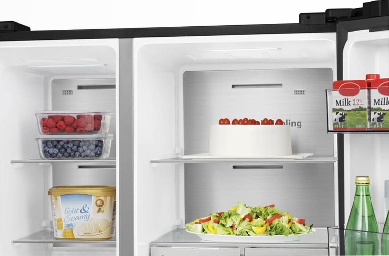 Hisense REFRIG BCD-628W RS818N4TFE Nero E Side by Side 417lt
