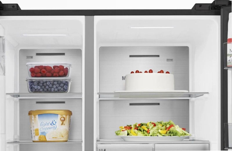 Hisense REFRIG BCD-628W RS818N4TFE Nero E Side by Side 417lt