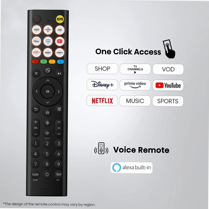 Smart TV ULED - 50Q8S - Hisense Grigio 50" HD LED