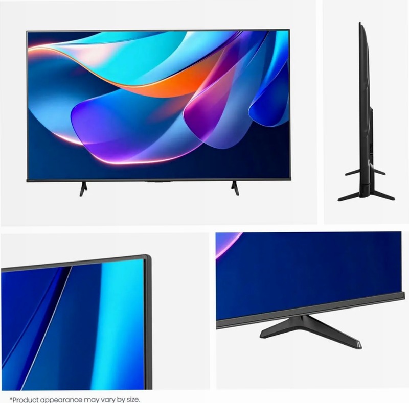 Hisense TV SET 50E6ST HSN - Smart TV 4K UHD Grigio 50" HD