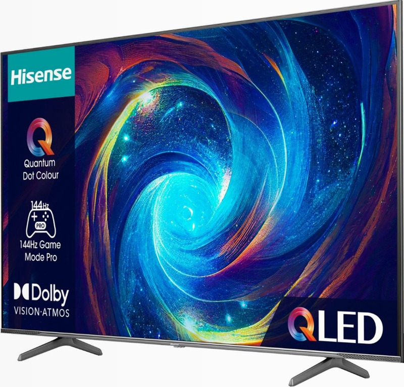Hisense TV SET 55E7KQ PRO HSN Grigio 55" HD QLED