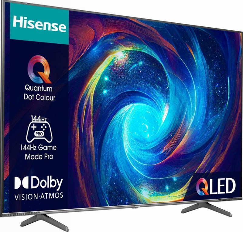 Hisense TV SET 55E7KQ PRO HSN Grigio 55" HD QLED