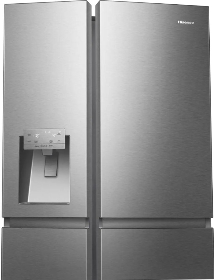 Side by Side RS818N4TIE - Hisense Grigio E 417lt