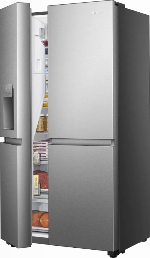 Side by Side RS818N4TIE - Hisense Grigio E 417lt