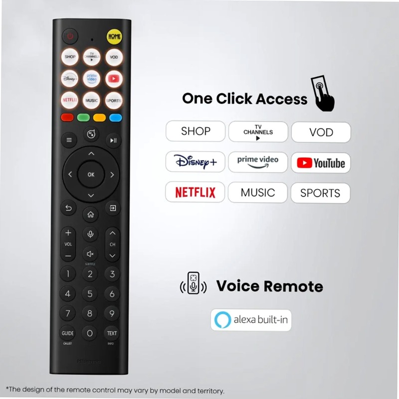 Hisense TV SET 100U7SE HSN - Sua Nuova Smart TV ULED Grigio 85" HD LED