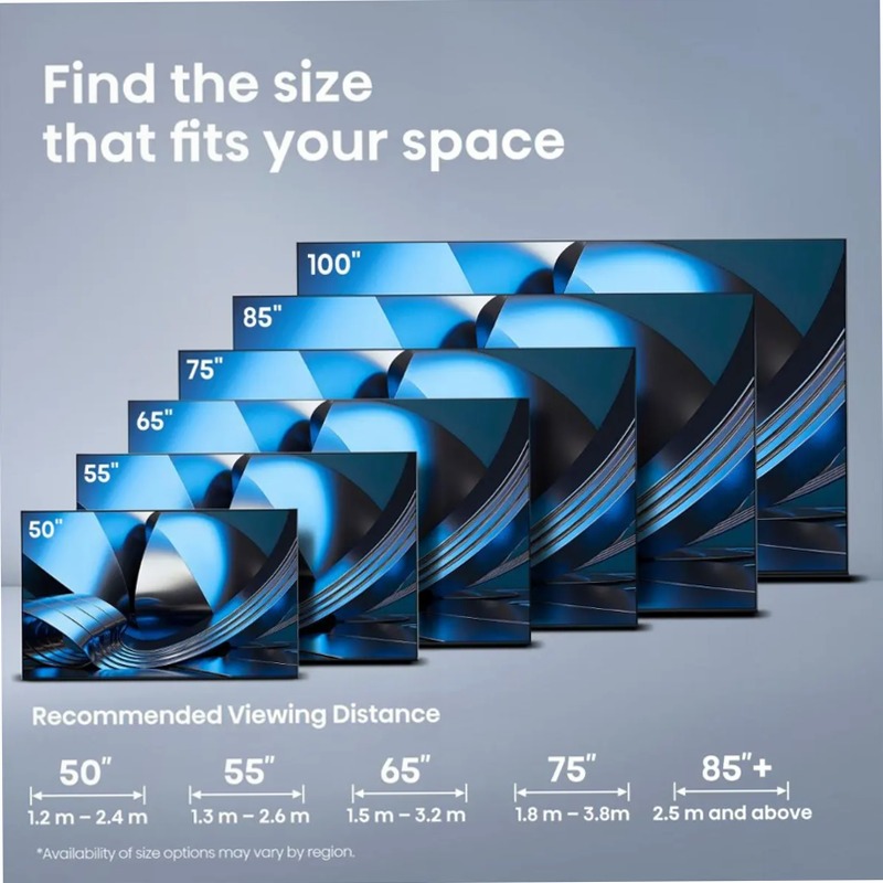 Hisense TV SET 100U7SE HSN - Sua Nuova Smart TV ULED Grigio 85" HD LED