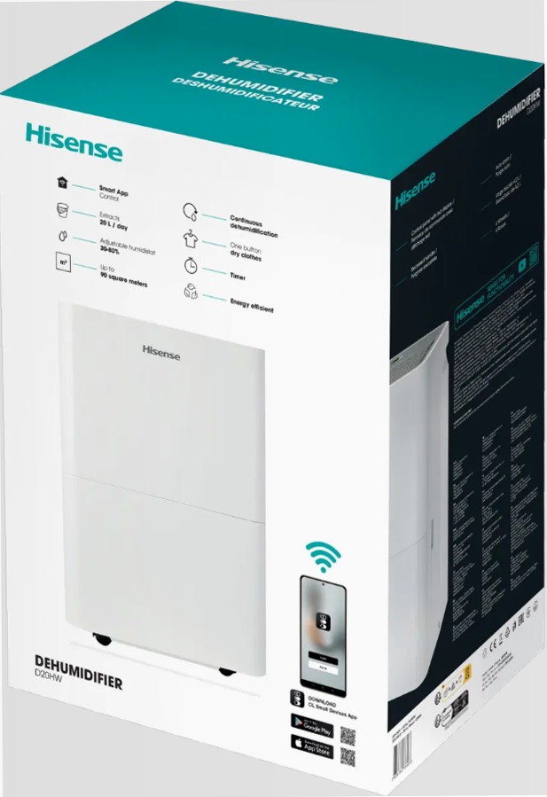 Deumidificatore - D20HW - Hisense