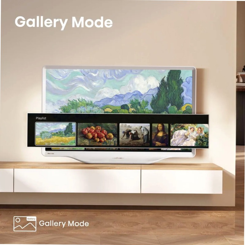 Hisense TV SET 32S5Q HSN - Déco TV Bianca Bianco HD QLED