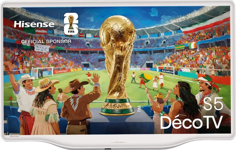 Hisense TV SET 32S5Q HSN - Déco TV Bianca Bianco HD QLED