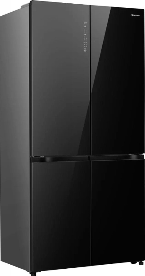 Hisense RQ768N4GBE - Frigorifero Quattro Porte Nero E 381lt