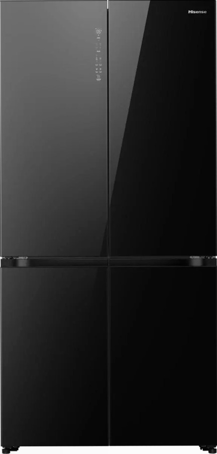 Hisense RQ768N4GBE - Frigorifero Quattro Porte Nero E 381lt
