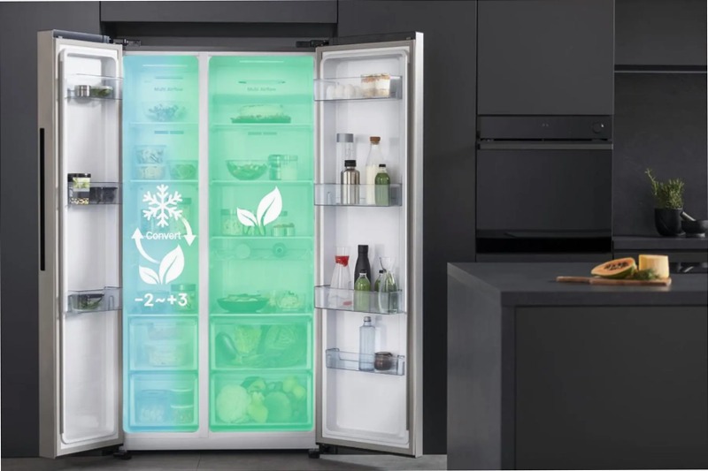 Hisense REFRIG HZF5508UEB RS711N4WCE Acciaio E 355lt