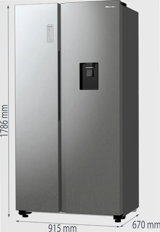 Hisense REFRIG HZF5508UEB RS711N4WCE Acciaio E 355lt