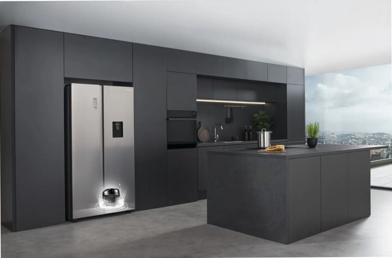Hisense REFRIG HZF5508UEB RS711N4WCE Acciaio E 355lt
