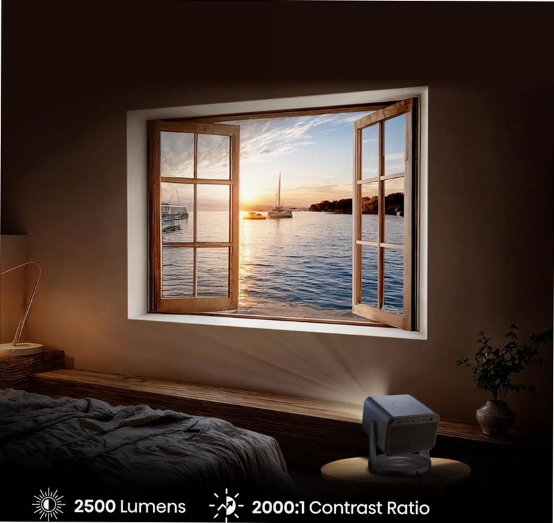 Hisense C3 Proiettore Smart - 4K Ultra HD HD / 720p (1280 × 720)pixel Argento HD / 720p (1280 × 720)pixel