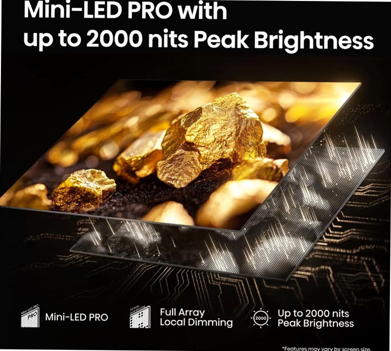 Hisense TV SET 75U72Q PRO - Smart TV ULED 4K Nero 75" HD LED