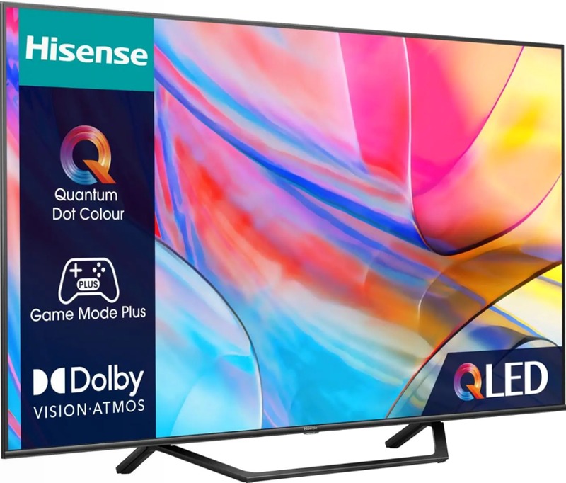 Hisense TV SET 65A79KQ - Smart TV 4K Ultra HD Grigio 65" QLED