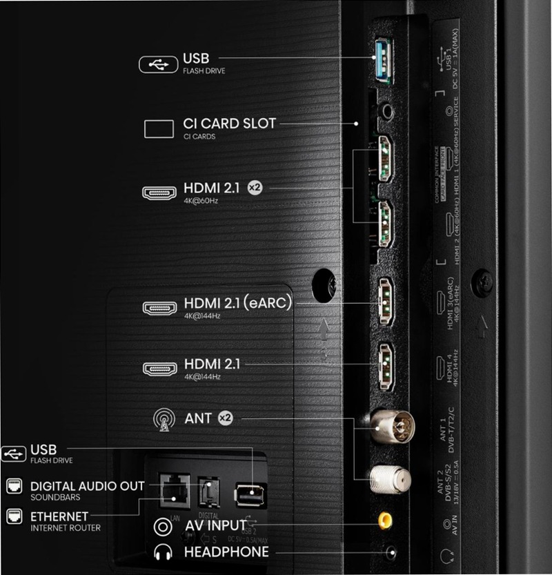 Hi-QLED Smart TV - Hisense 85E79NQ PRO Grigio HD