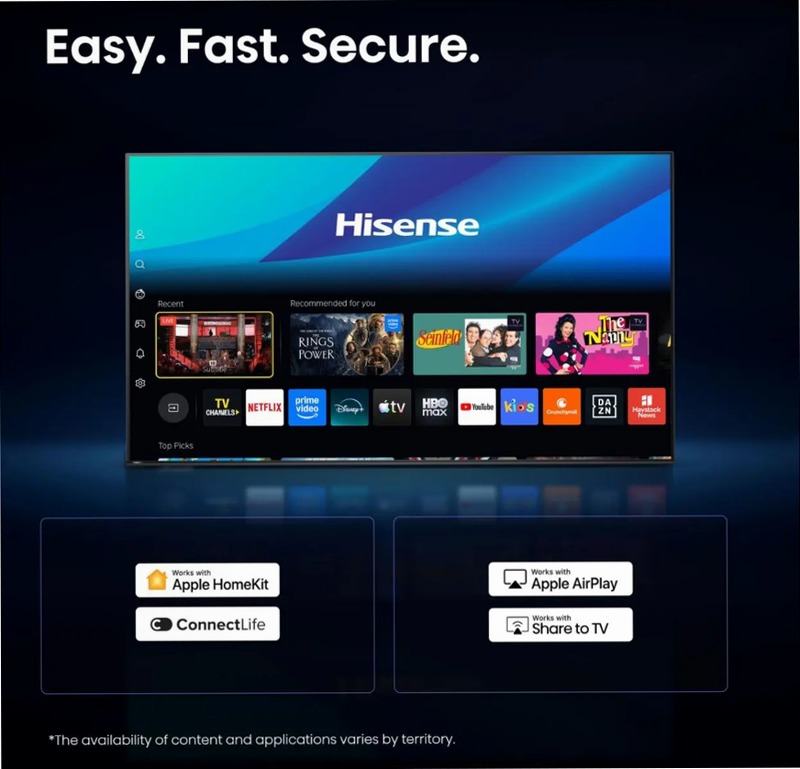 Hisense TV SET 40A49S HSN Nero 40" HD