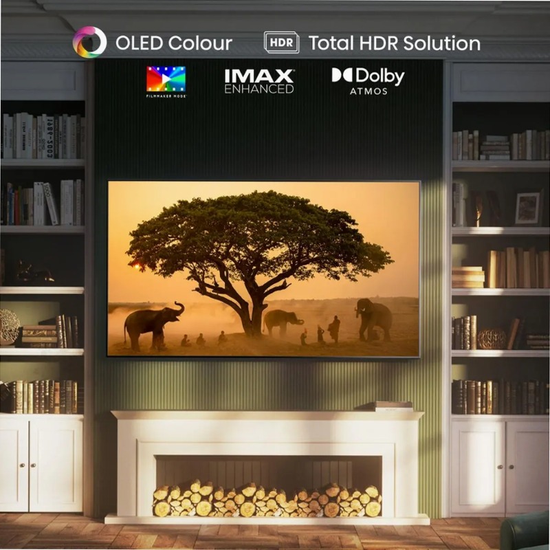 Hisense TV SET 55A86N HSN - Smart OLED Grigio 55" HD
