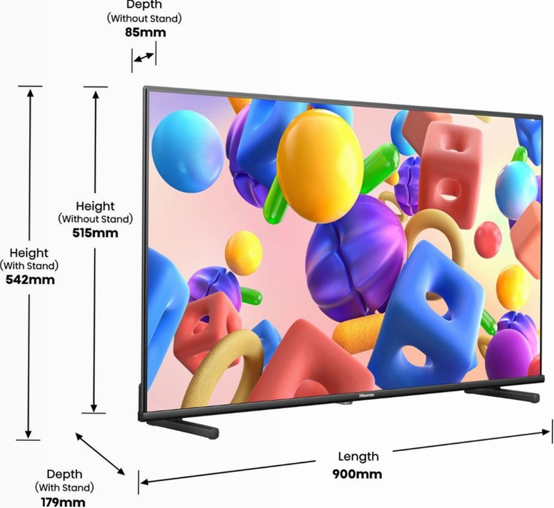 Smart TV QLED Hisense 40A5KQ Nero 40" HD