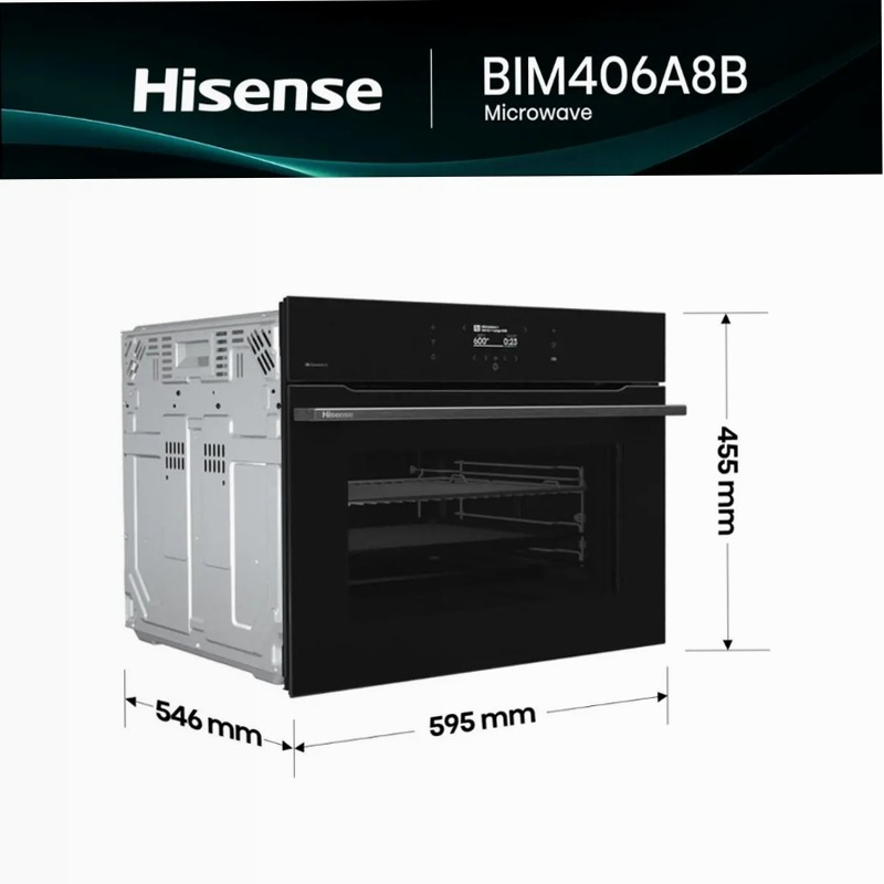 Hisense OVEN BO4CM4J1-97W-BIM406A8B 50 Nero