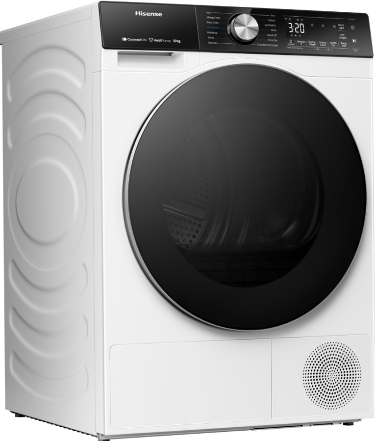 Hisense DH5S102BW - Asciugatrice a Pompa di Calore C Bianco