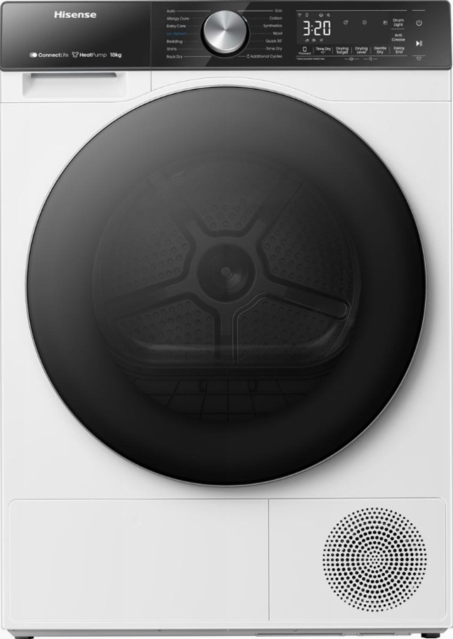 Hisense DH5S102BW - Asciugatrice a Pompa di Calore C Bianco