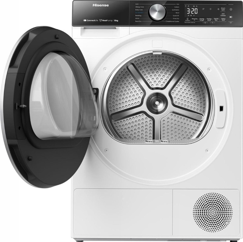 Hisense DH5S102BW - Asciugatrice a Pompa di Calore C Bianco