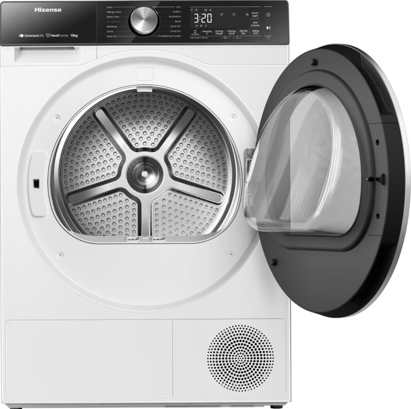 Hisense DH5S102BW - Asciugatrice a Pompa di Calore C Bianco