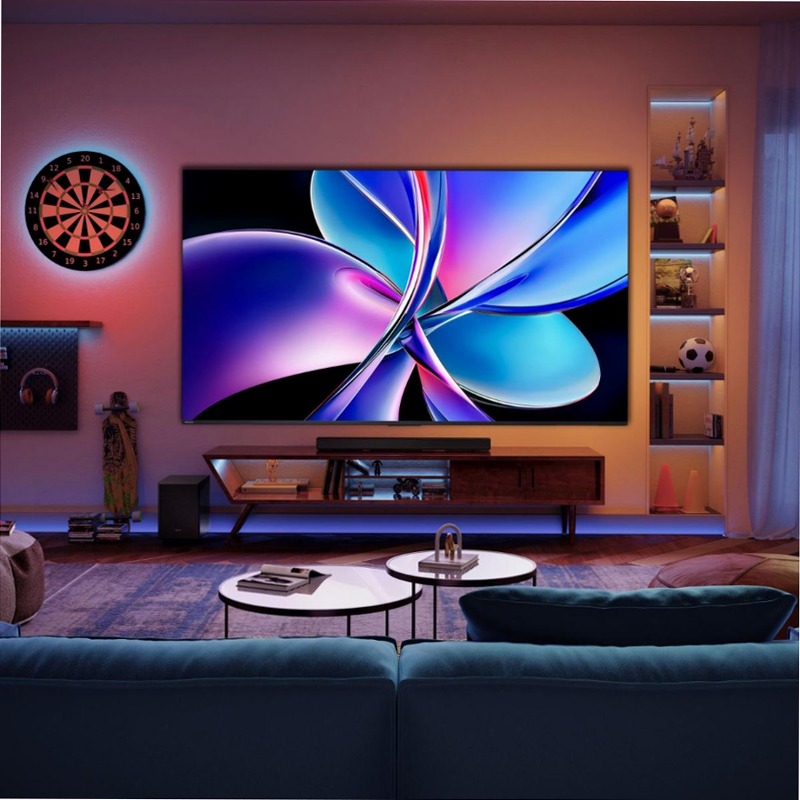 Hisense TV SET 100E7Q PRO HSN Grigio 100" HD QLED